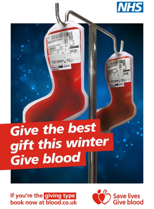 Give the best gift this winter, give blood asset
